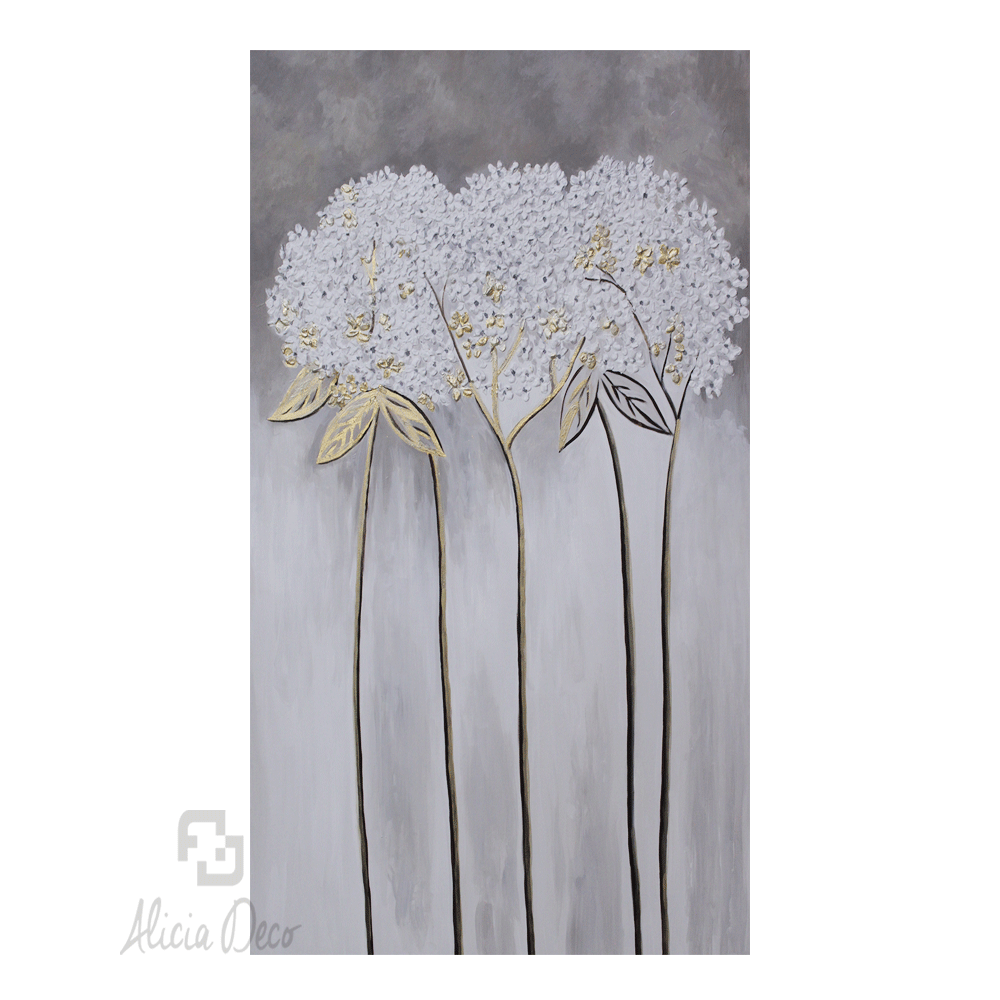 Tableau modern hand painted - Alicia Deco