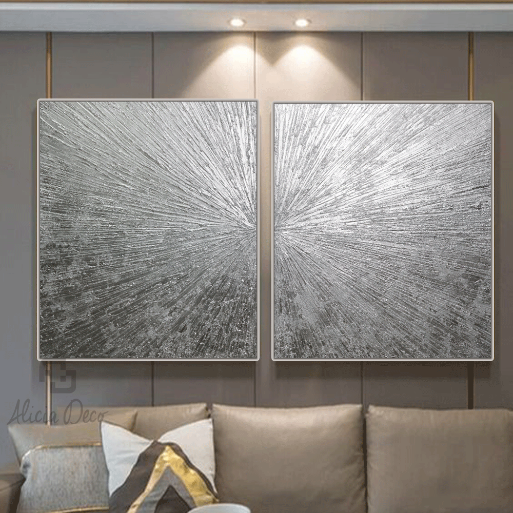 Tableau modern hand painted - Alicia Deco