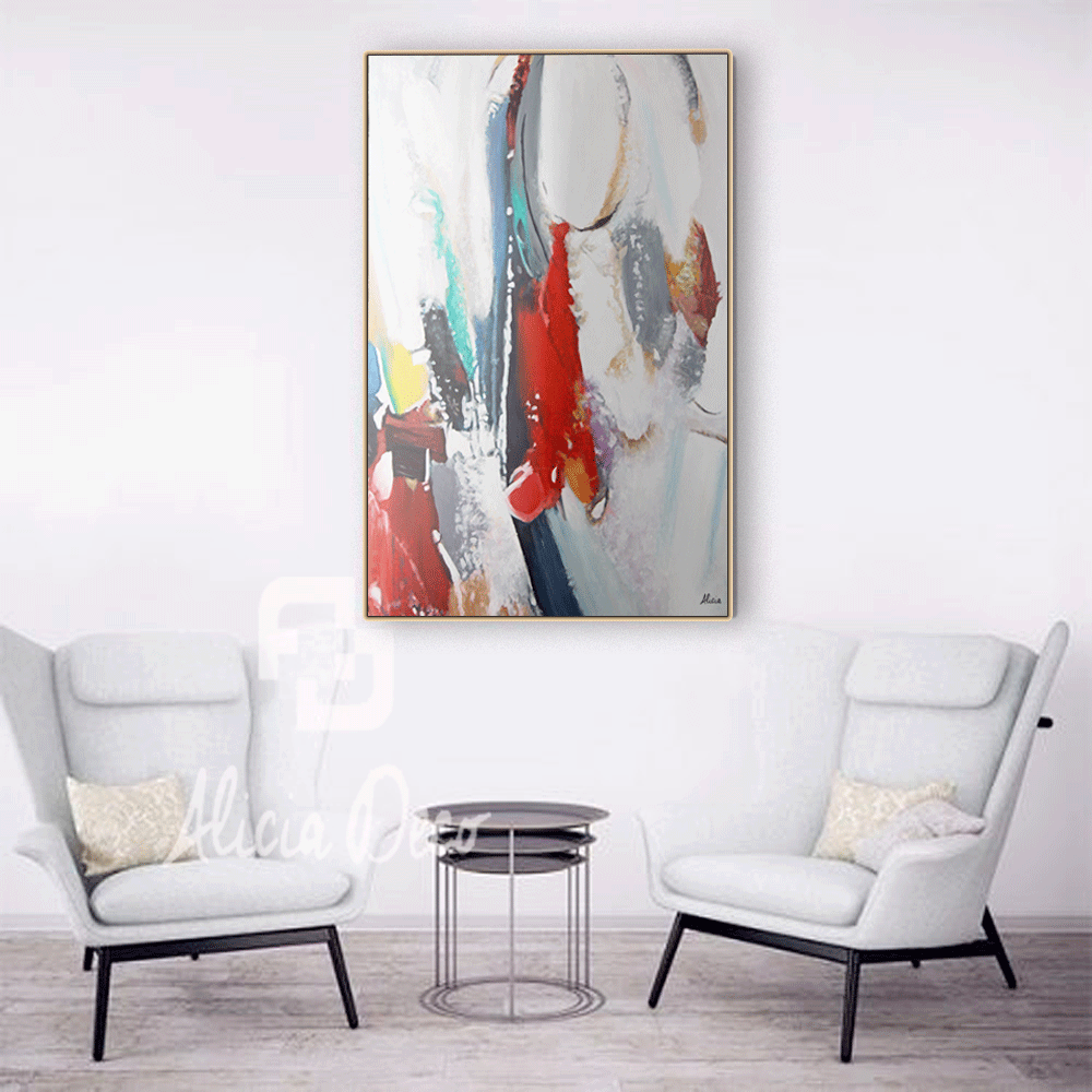 Tableau modern hand painted - Alicia Deco