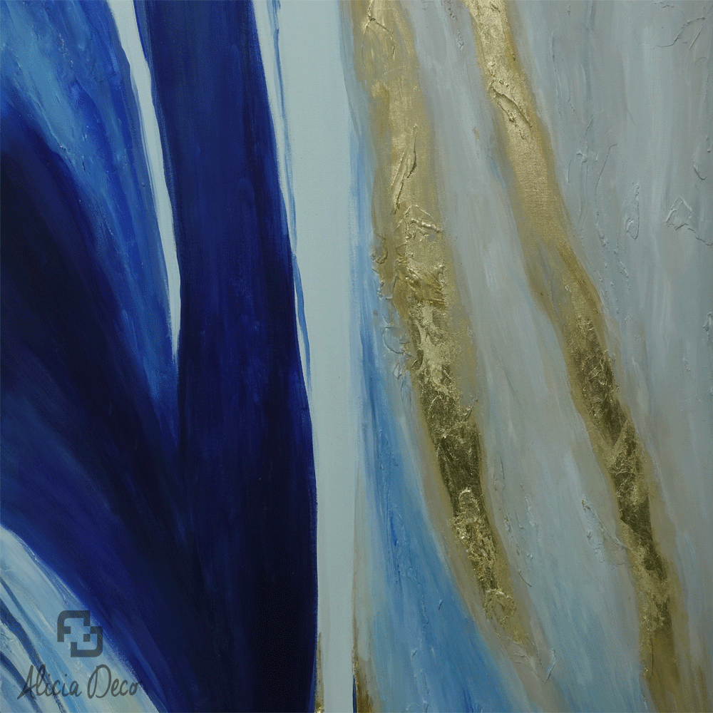 Tableau modern hand painted - Alicia Deco