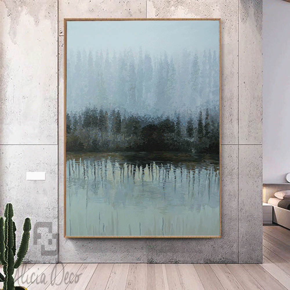 Tableau modern hand painted - Alicia Deco