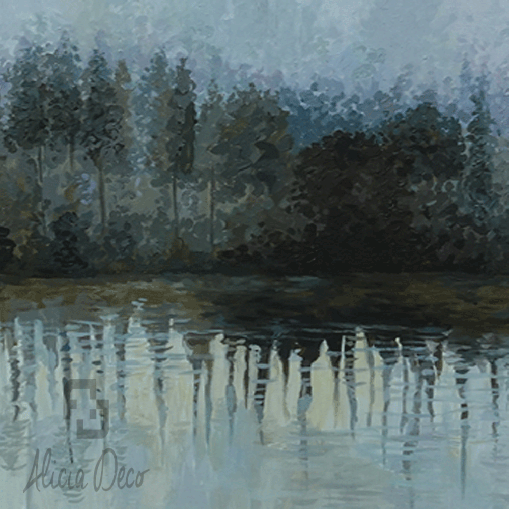 Tableau modern hand painted - Alicia Deco