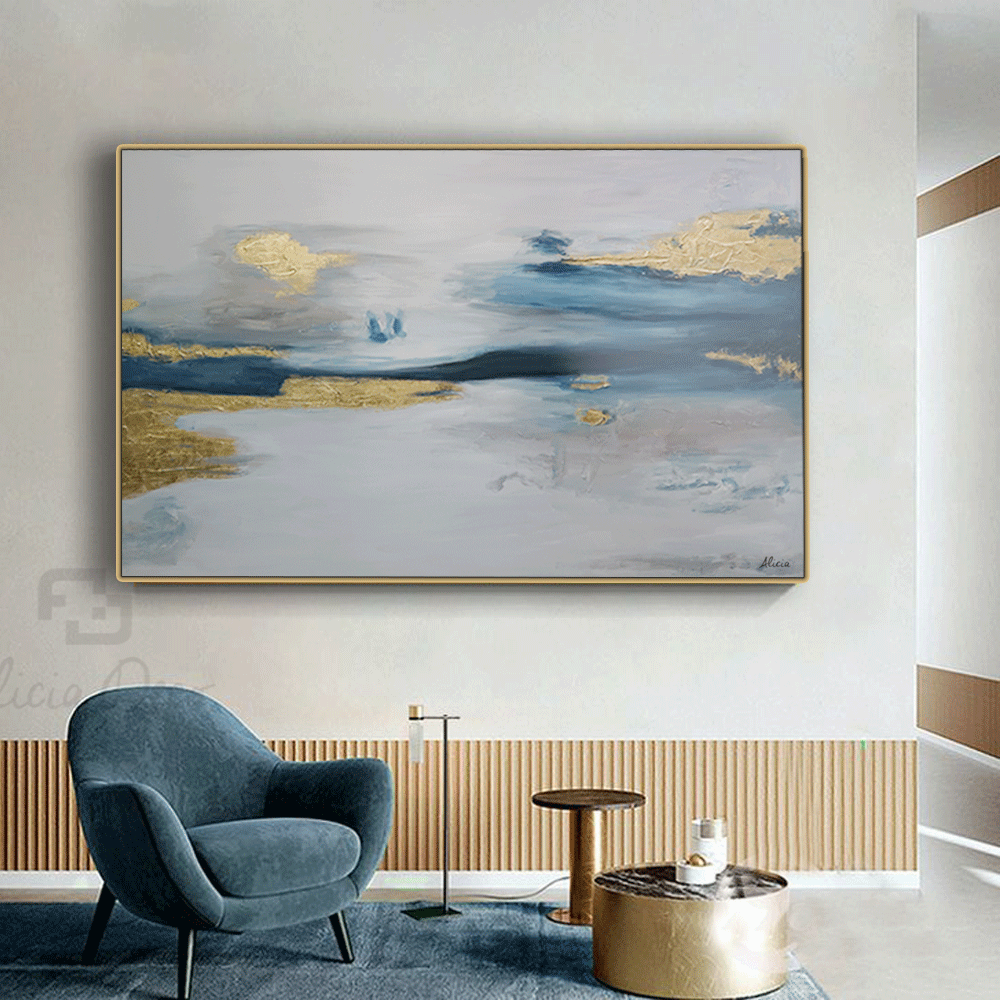 Tableau modern hand painted - Alicia Deco