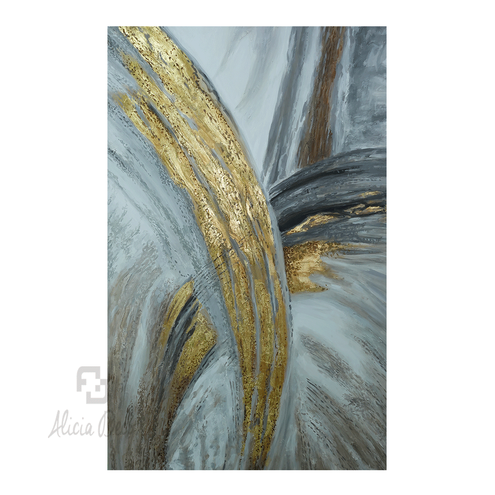 Tableau modern hand painted - Alicia Deco