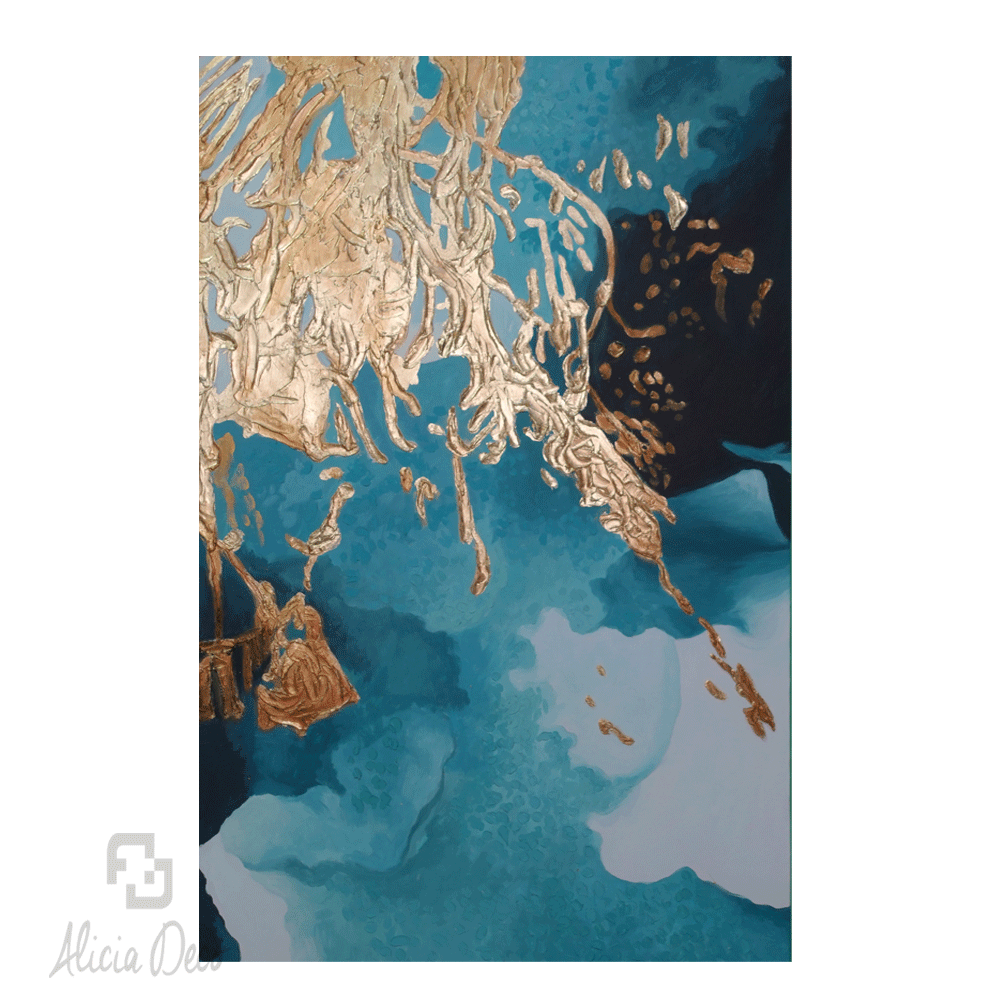 Tableau modern hand painted - Alicia Deco