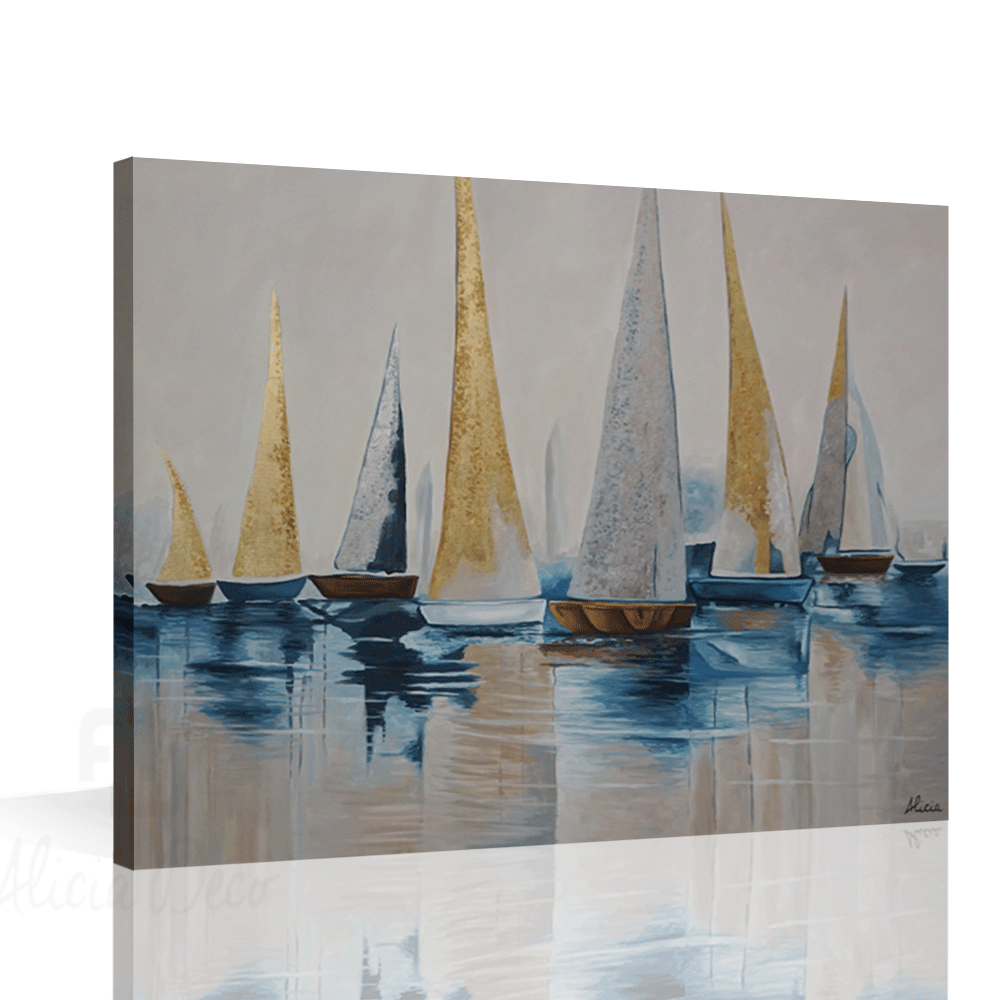 Tableau modern hand painted - Alicia Deco