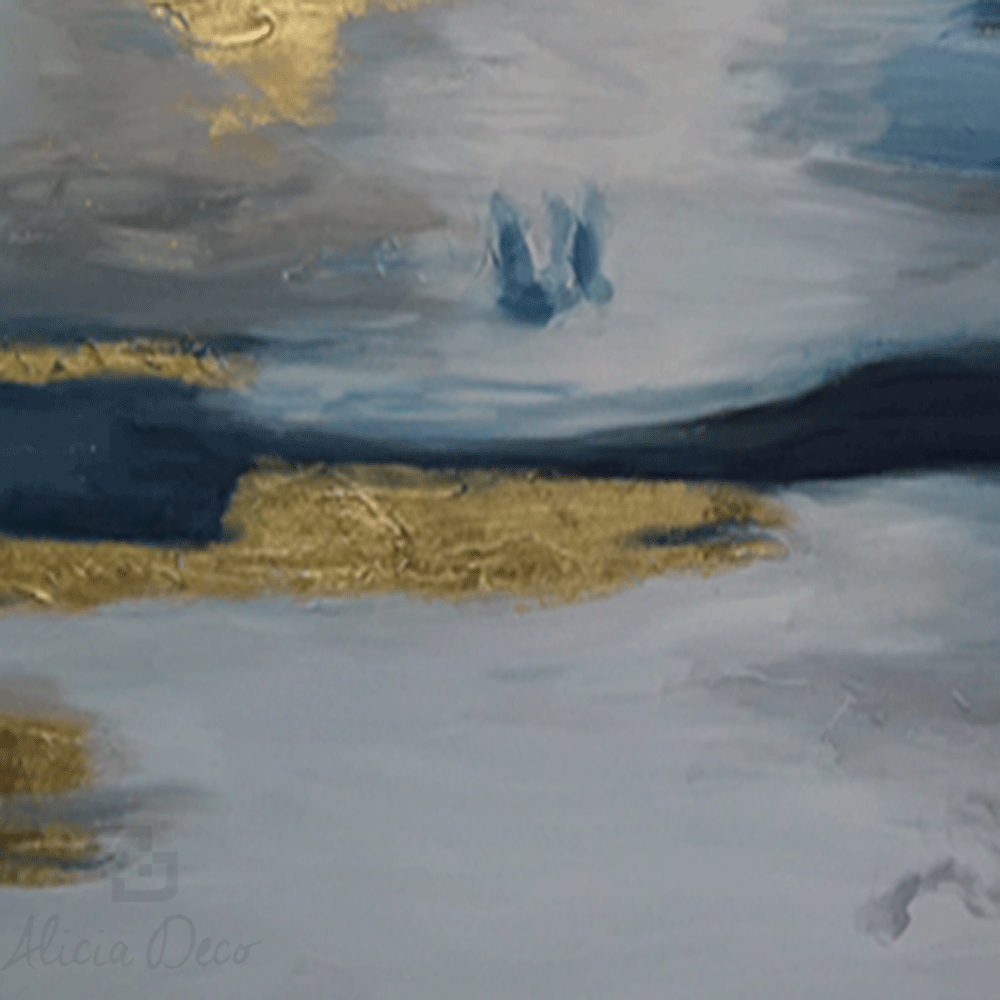 Tableau modern hand painted - Alicia Deco