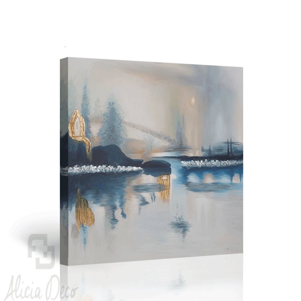 Tableau modern hand painted - Alicia Deco