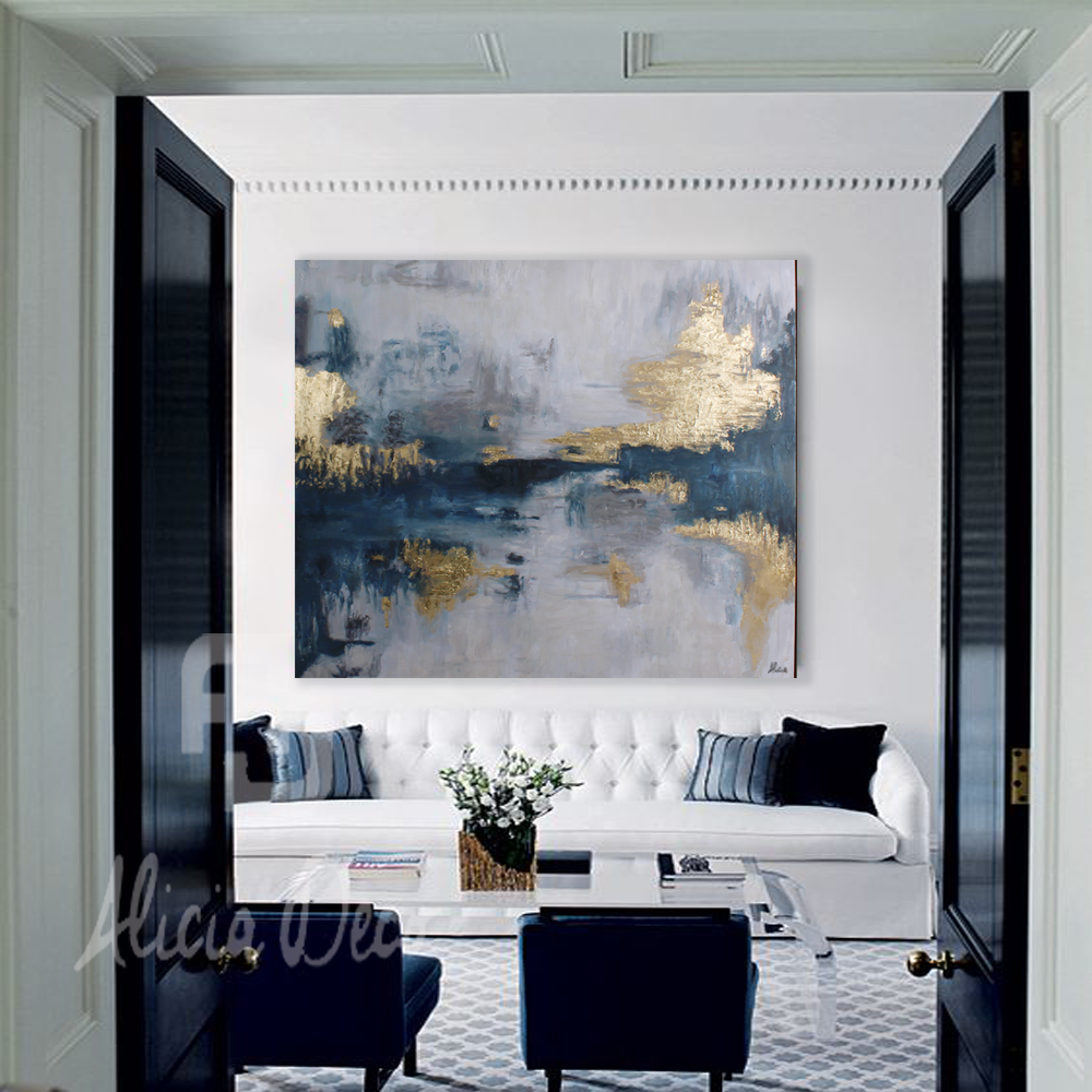 Tableau modern hand painted