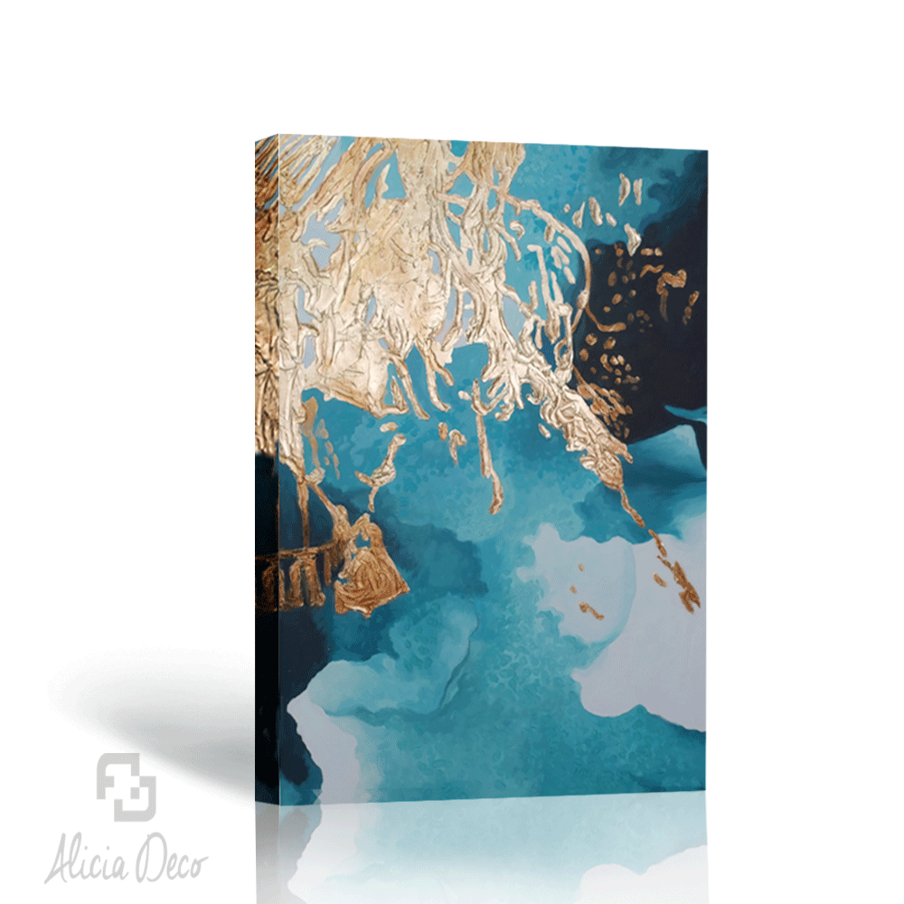 Tableau modern hand painted - Alicia Deco