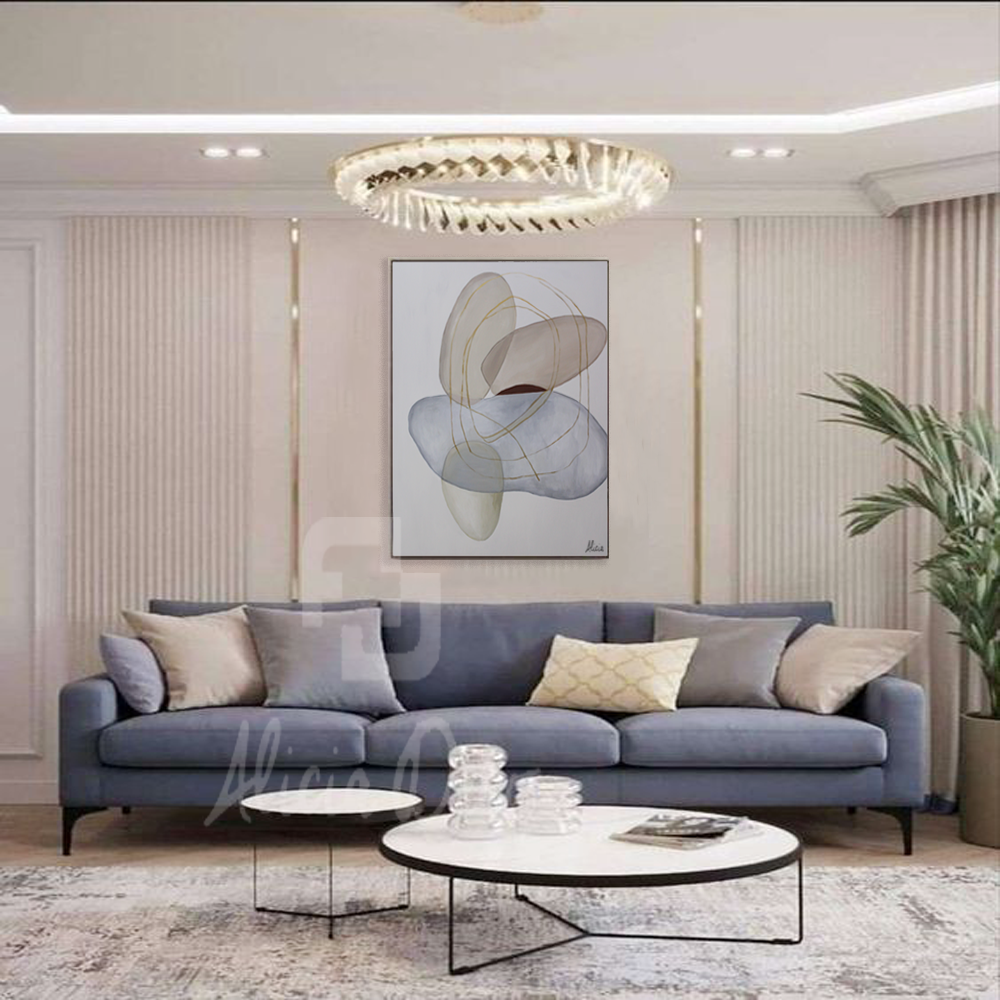 Tableau modern hand painted - Alicia Deco