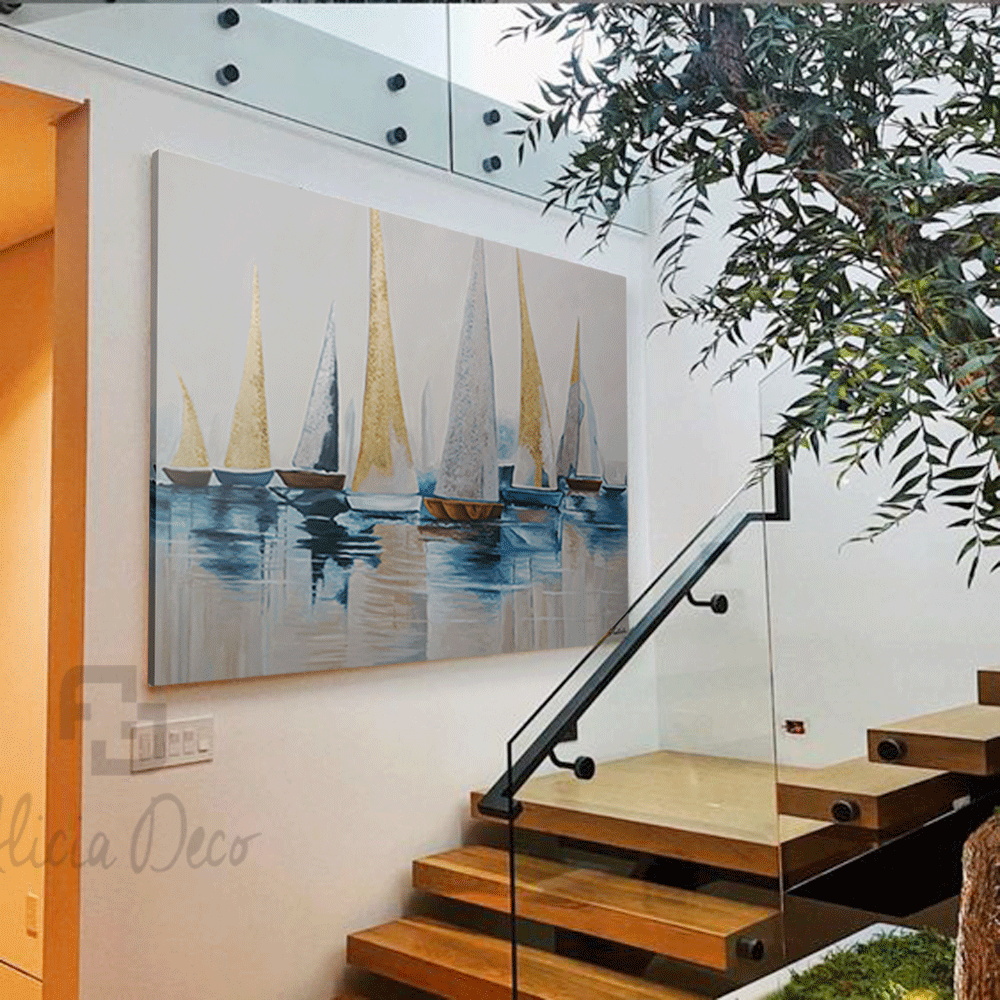 Tableau modern hand painted - Alicia Deco