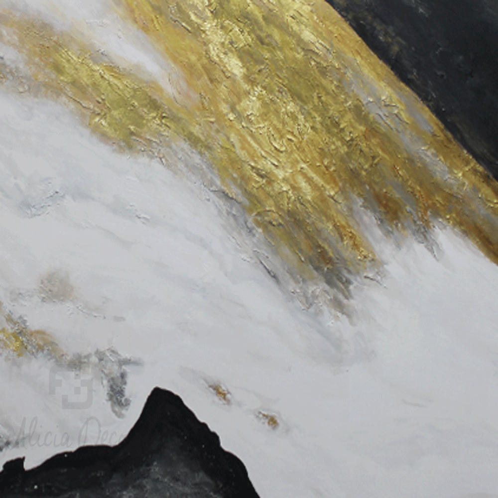 Tableau modern hand painted - Alicia Deco