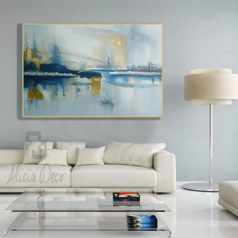 Tableau modern hand painted - Alicia Deco
