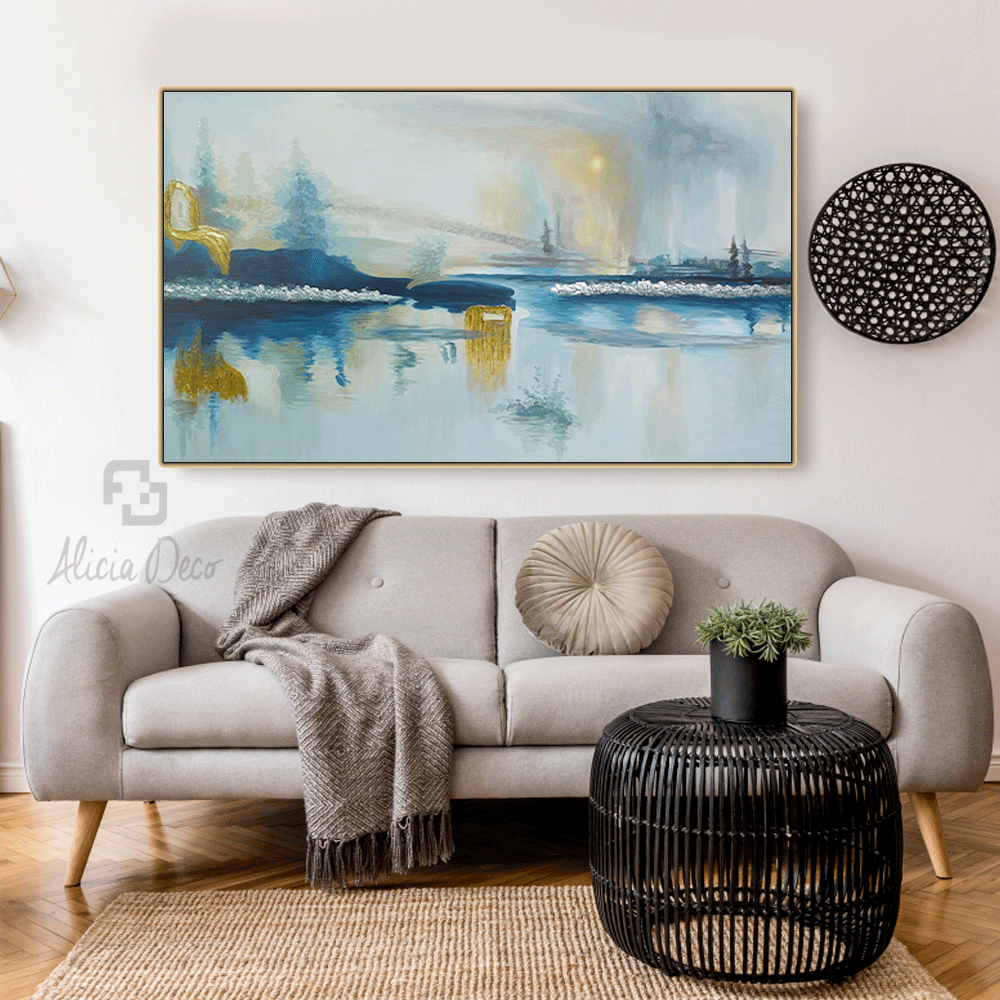 Tableau modern hand painted - Alicia Deco