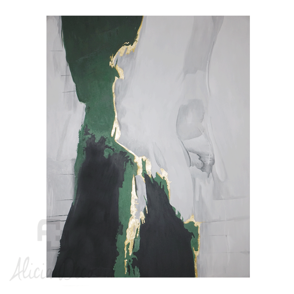 Tableau modern hand painted - Alicia Deco