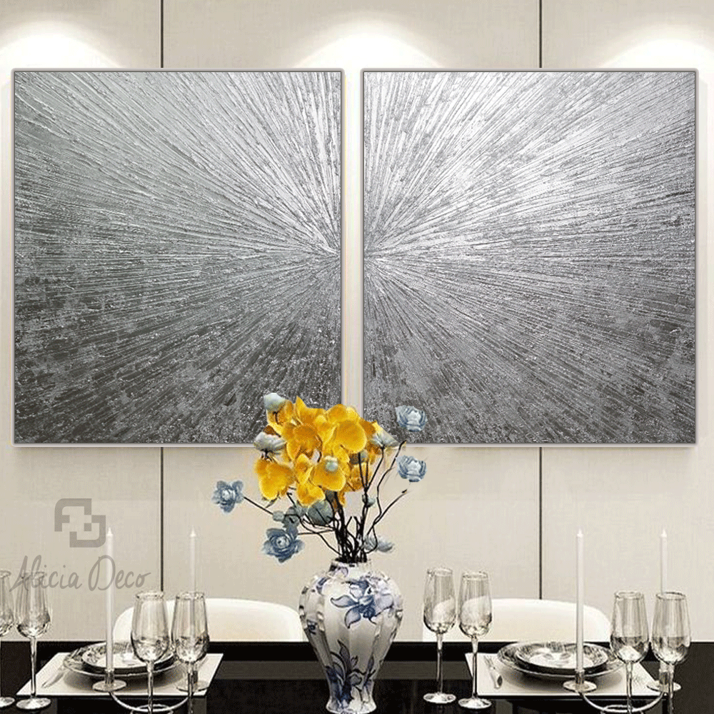 Tableau modern hand painted - Alicia Deco