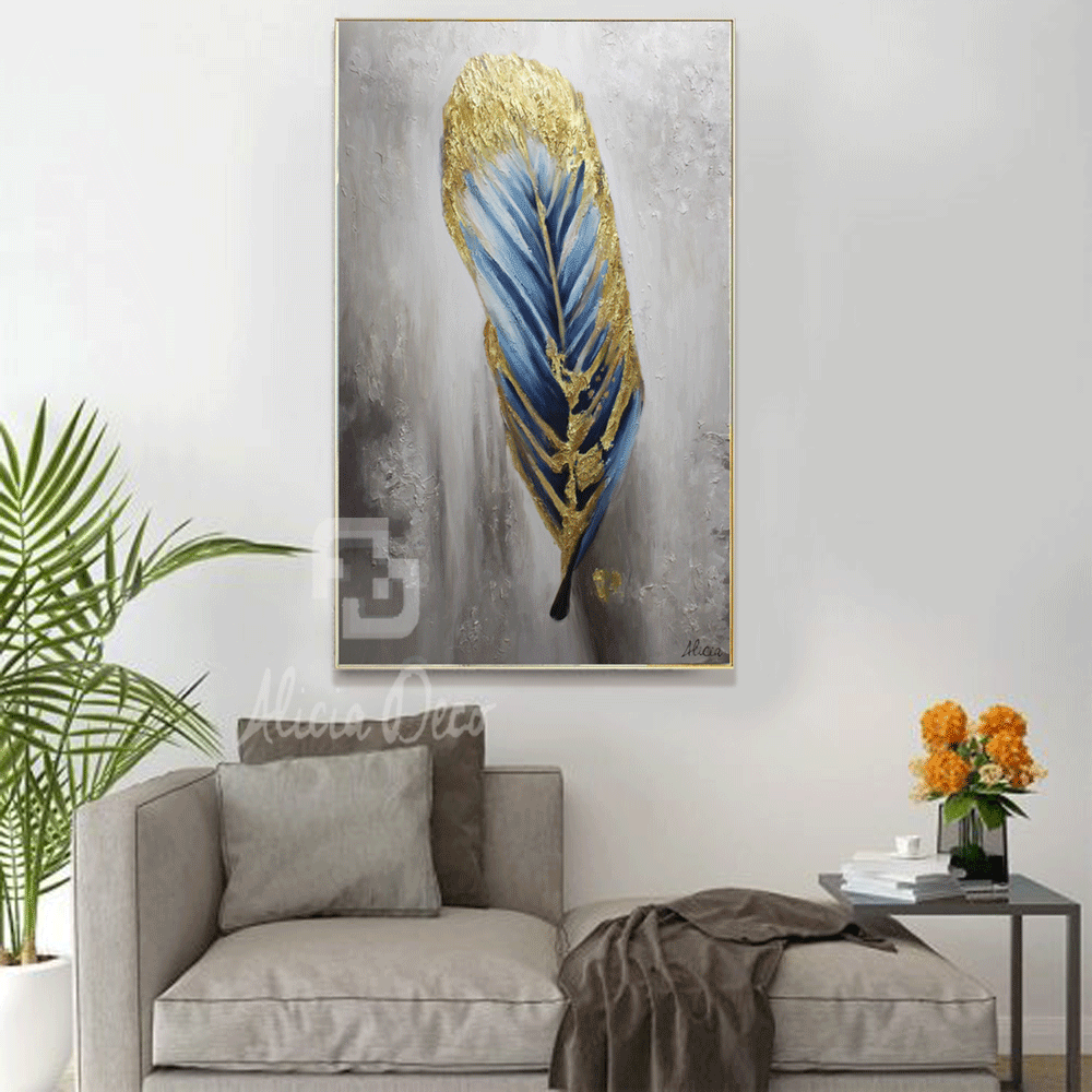 Tableau modern hand painted - Alicia Deco