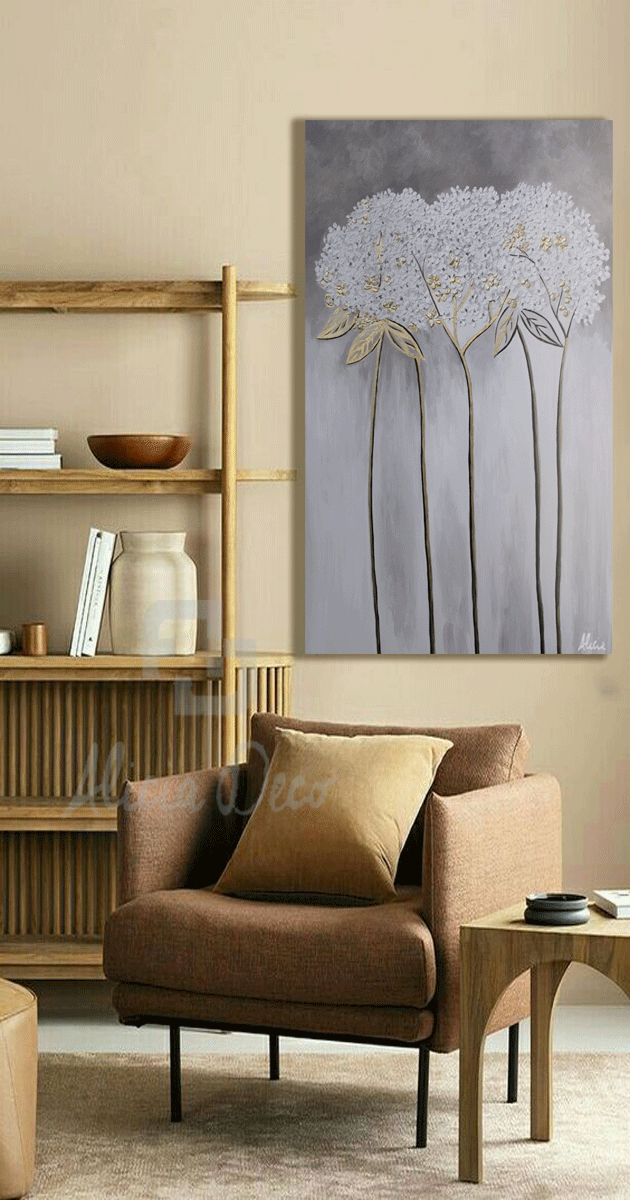 Tableau modern hand painted - Alicia Deco