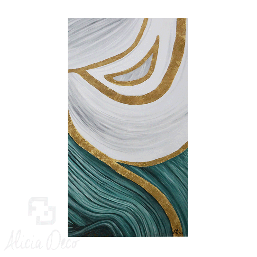 Tableau modern hand painted - Alicia Deco