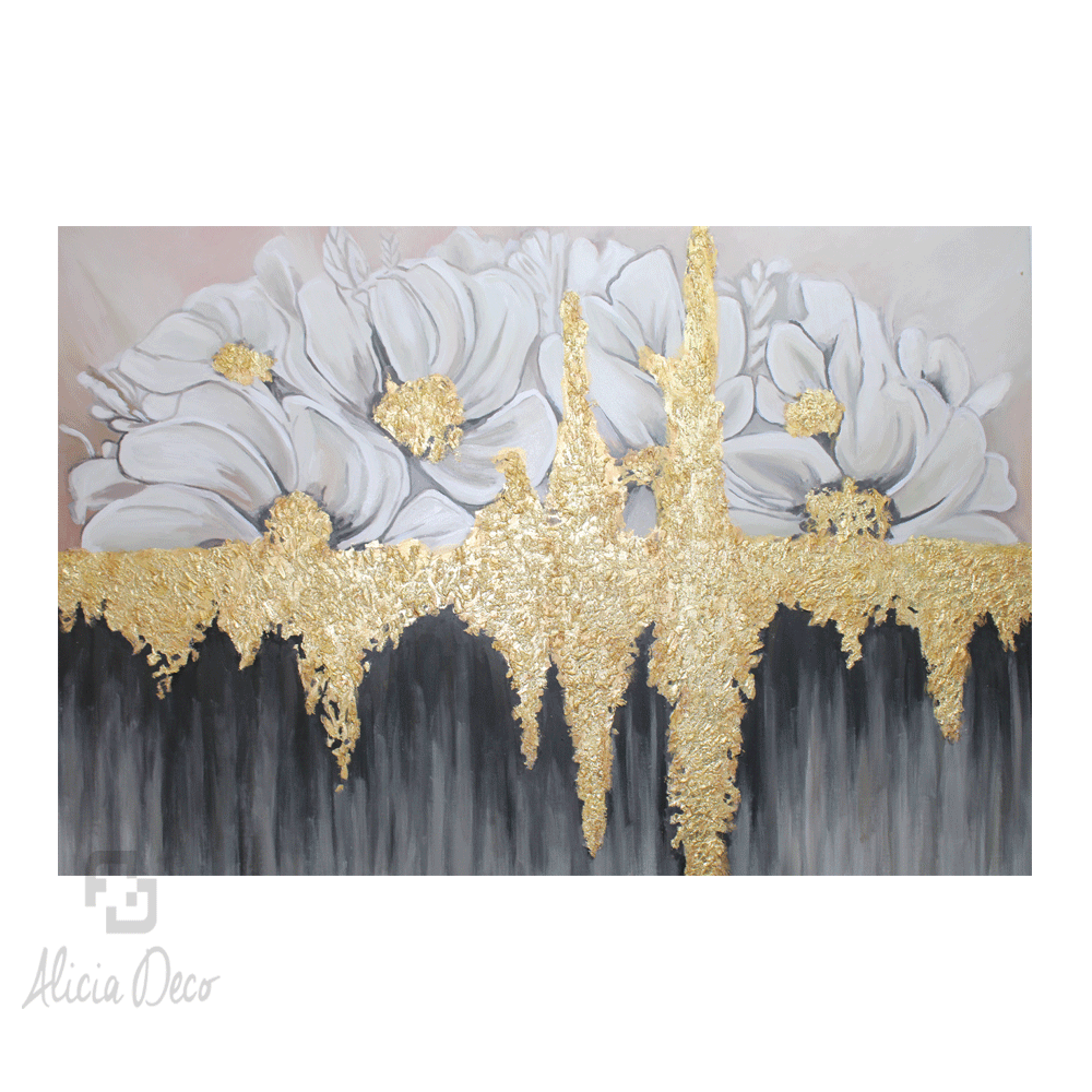 Tableau modern hand painted - Alicia Deco